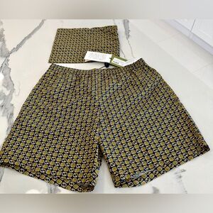 Gucci Men’s Interlocking G Print Swim Trunks